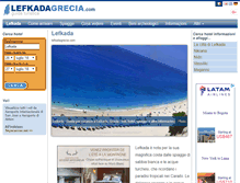 Tablet Screenshot of lefkadagrecia.com
